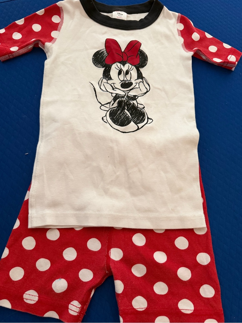 Hanna Andersson Red & White Minnie Mouse Polka Dot Pajama Set